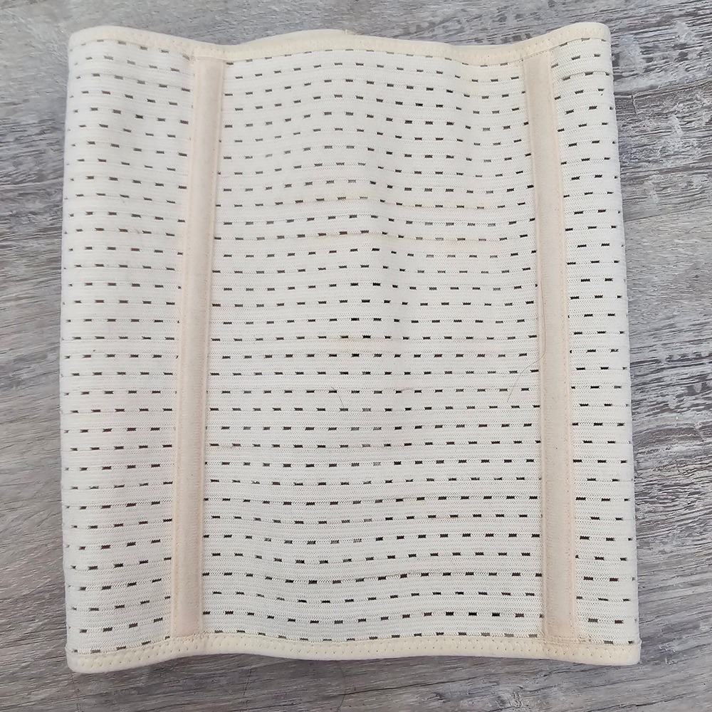 Unbranded Cream Mesh Waist Trainer Cincher‎ Shaper Size Small Beige Breathable